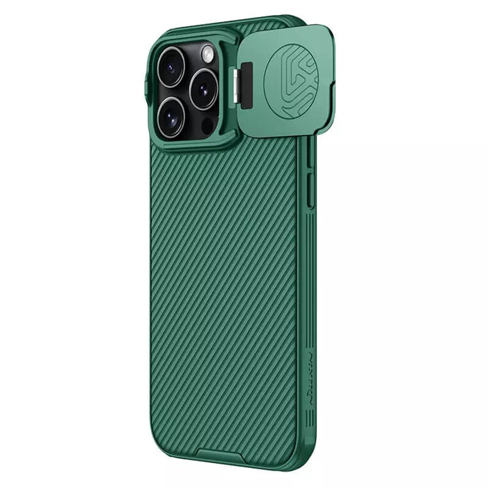 Husa de protectie Nillkin CamShield Prop compatibil cu iPhone 16 Pro Max, Verde