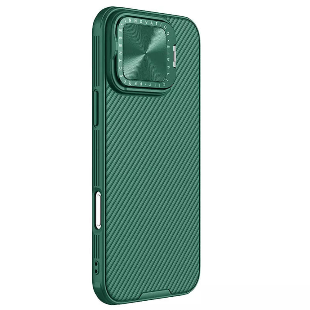 Husa de protectie Nillkin CamShield Prop compatibil cu iPhone 16 Pro Max, Verde