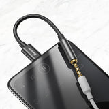 Adaptor Baseus Type-C la Jack 3.5mm L54, DAC Chip, Gri