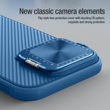 Husa de protectie Nillkin CamShield Prop compatibil cu iPhone 16 Pro, Albastru