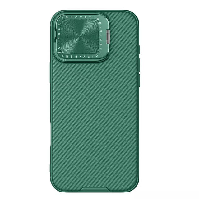 Husa de protectie Nillkin CamShield Prop compatibil cu iPhone 16 Pro, Verde