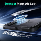 Husa de protectie ESR Cyber Armor Kickstand compatibil cu iPhone 16 Pro, Negru