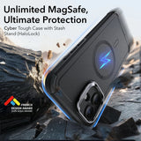 Husa de protectie ESR Cyber Armor Kickstand compatibil cu iPhone 16 Plus, Negru