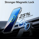 Husa de protectie ESR Classic Hybrid HaloLock Kickstand compatibil cu iPhone 16 Pro Max, Gri Clear