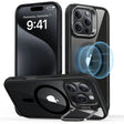 Husa de protectie ESR Classic Hybrid HaloLock Kickstand compatibil cu iPhone 16 Pro Max, Transparent Black