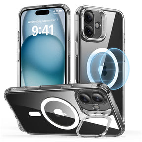 Husa de protectie ESR Classic Hybrid HaloLock Kickstand compatibil cu iPhone 16, Transparent