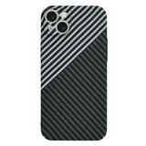 Husa de protectie Techsuit Carbonite FiberShell compatibil cu iPhone 15 Plus, Stealth Gray