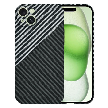 Husa de protectie Techsuit Carbonite FiberShell compatibil cu iPhone 15 Plus, Stealth Gray
