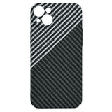 Husa de protectie Techsuit Carbonite FiberShell compatibil cu iPhone 15 Plus, Stealth Gray