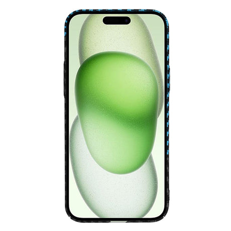Husa de protectie Techsuit Carbonite FiberShell compatibil cu iPhone 15 Plus, Albastru Pulse