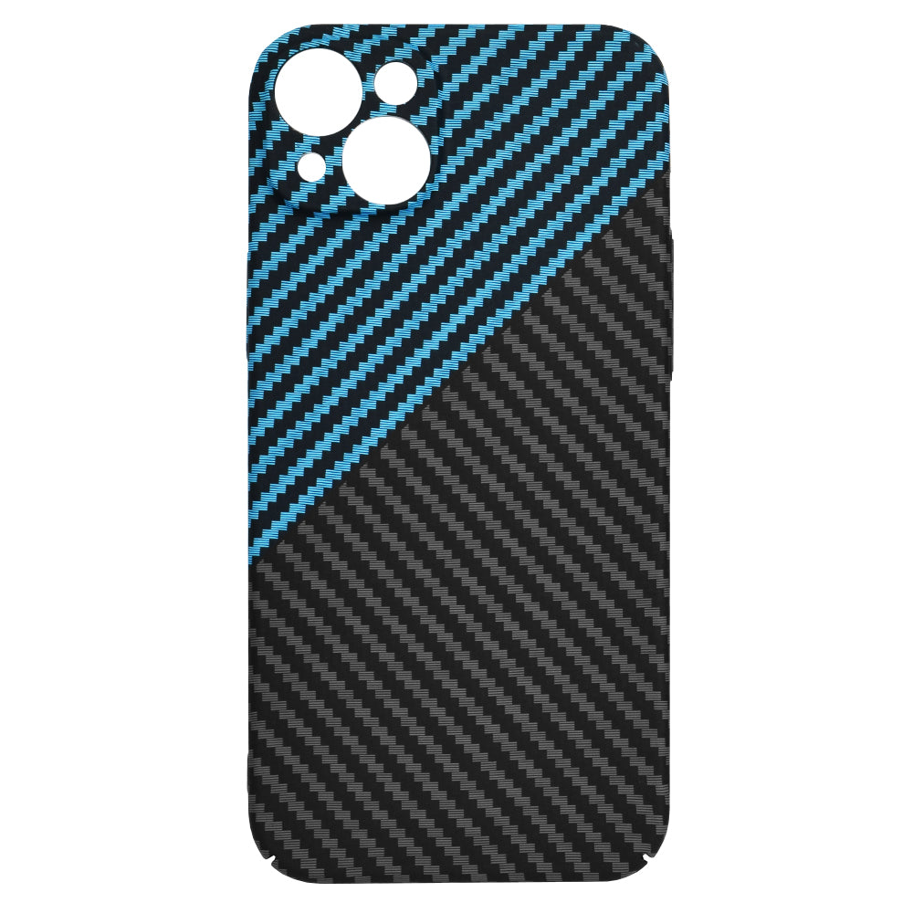 Husa de protectie Techsuit Carbonite FiberShell compatibil cu iPhone 15 Plus, Albastru Pulse