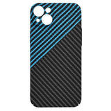 Husa de protectie Techsuit Carbonite FiberShell compatibil cu iPhone 15 Plus, Albastru Pulse