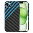 Husa de protectie Techsuit Carbonite FiberShell compatibil cu iPhone 15 Plus, Albastru Pulse