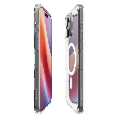 Husa de protectie Spigen Ultra Hybrid MagSafe (ACS07998) compatibil cu iPhone 16 Pro Max, Alb