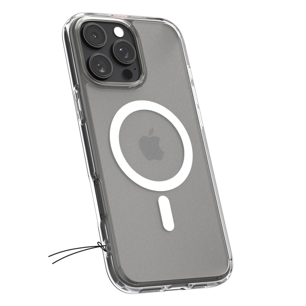 Husa de protectie Spigen Ultra Hybrid MagSafe (ACS08133) compatibil cu iPhone 16 Pro, Frost Clear