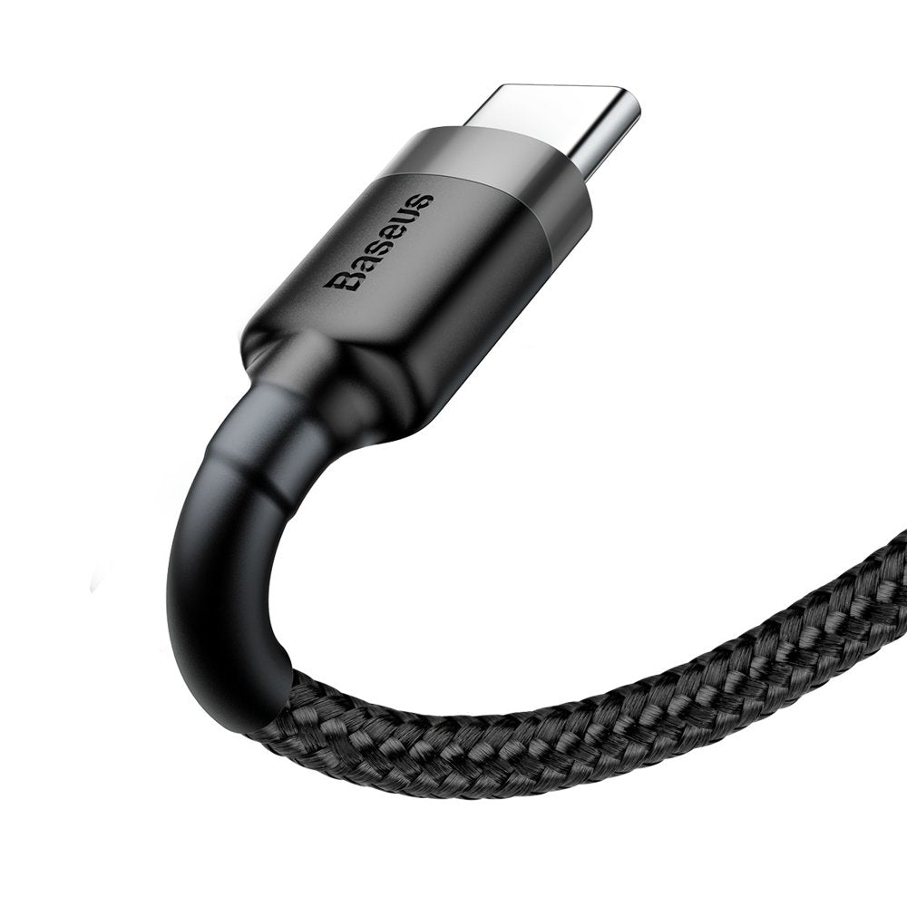 Cablu Baseus Cafule (CATKLF-UG1), USB to Type-C, 2A, 3m, Gri Black