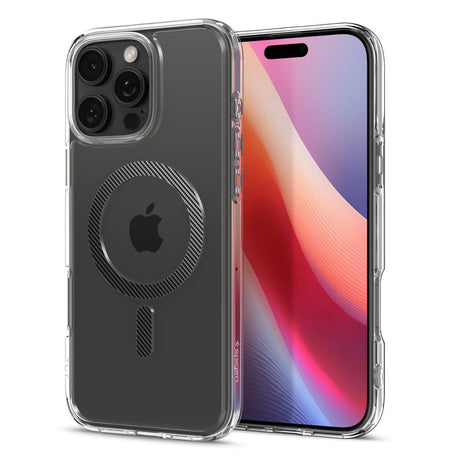Husa de protectie Spigen Ultra Hybrid MagSafe (ACS08000) compatibil cu iPhone 16 Pro Max, Carbon Fiber