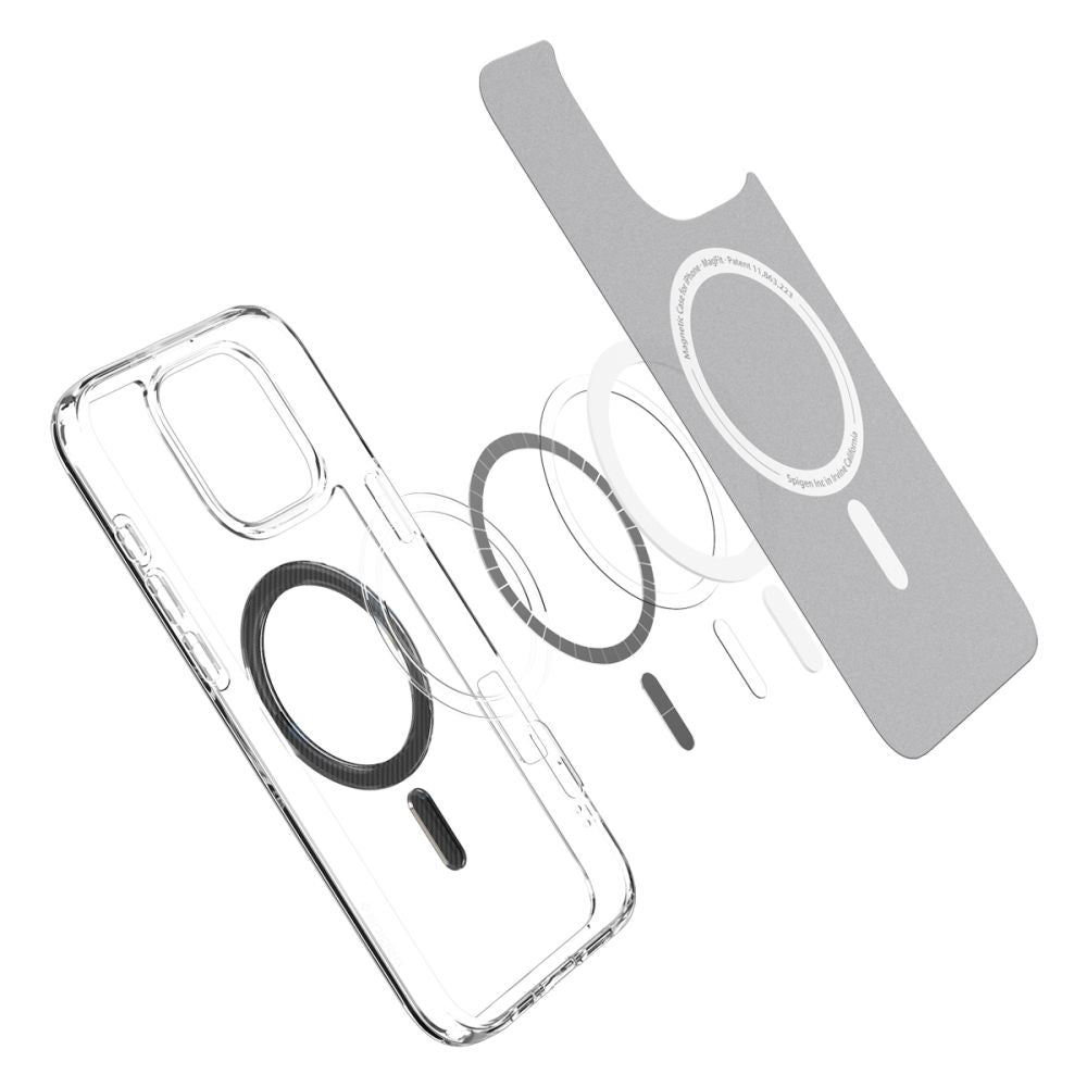 Husa de protectie Spigen Ultra Hybrid MagSafe (ACS08000) compatibil cu iPhone 16 Pro Max, Carbon Fiber