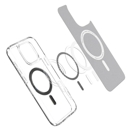 Husa de protectie Spigen Ultra Hybrid MagSafe (ACS08000) compatibil cu iPhone 16 Pro Max, Carbon Fiber