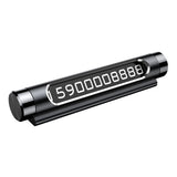 Gadget Baseus Parking Number (ACNUM-01), for Dashboard, Fluorescent Digits, Number Hiding, Weather-Resistant, Non-Slip, Negru