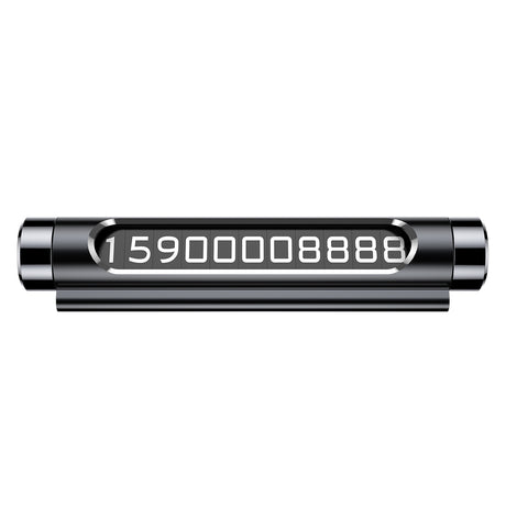 Gadget Baseus Parking Number (ACNUM-01), for Dashboard, Fluorescent Digits, Number Hiding, Weather-Resistant, Non-Slip, Negru