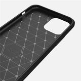 Husa de protectie Techsuit Carbon Silicone compatibil cu iPhone 11, Negru