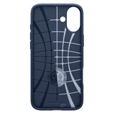 Husa de protectie Spigen Liquid Air (ACS08195) compatibil cu iPhone 16, Bleumarin