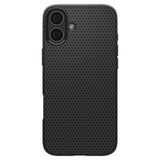 Husa de protectie Spigen Liquid Air (ACS08194) compatibil cu iPhone 16, Negru Mat