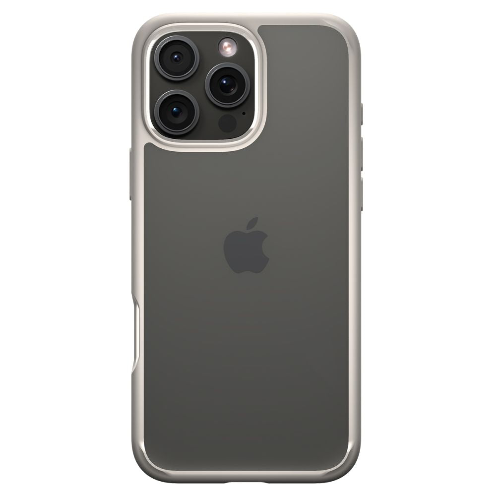 Husa de protectie Spigen Ultra Hybrid (ACS08127) compatibil cu iPhone 16 Pro, Titanium Natural
