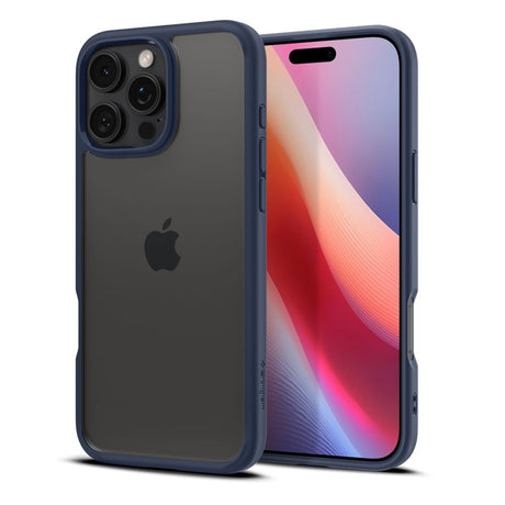 Husa de protectie Spigen Ultra Hybrid (ACS08126) compatibil cu iPhone 16 Pro, Bleumarin