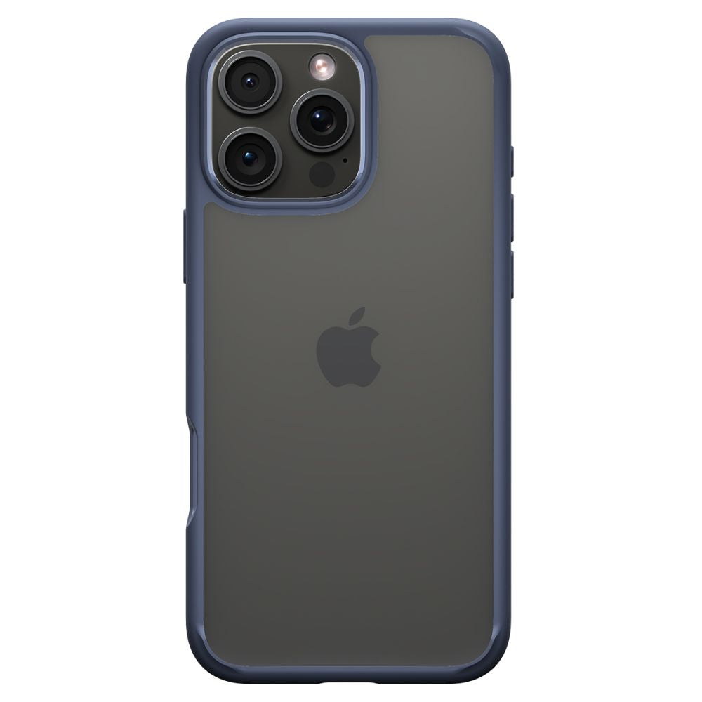 Husa de protectie Spigen Ultra Hybrid (ACS08126) compatibil cu iPhone 16 Pro, Bleumarin