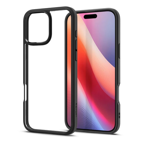 Husa de protectie Spigen Ultra Hybrid (ACS08125) compatibil cu iPhone 16 Pro, Negru Mat