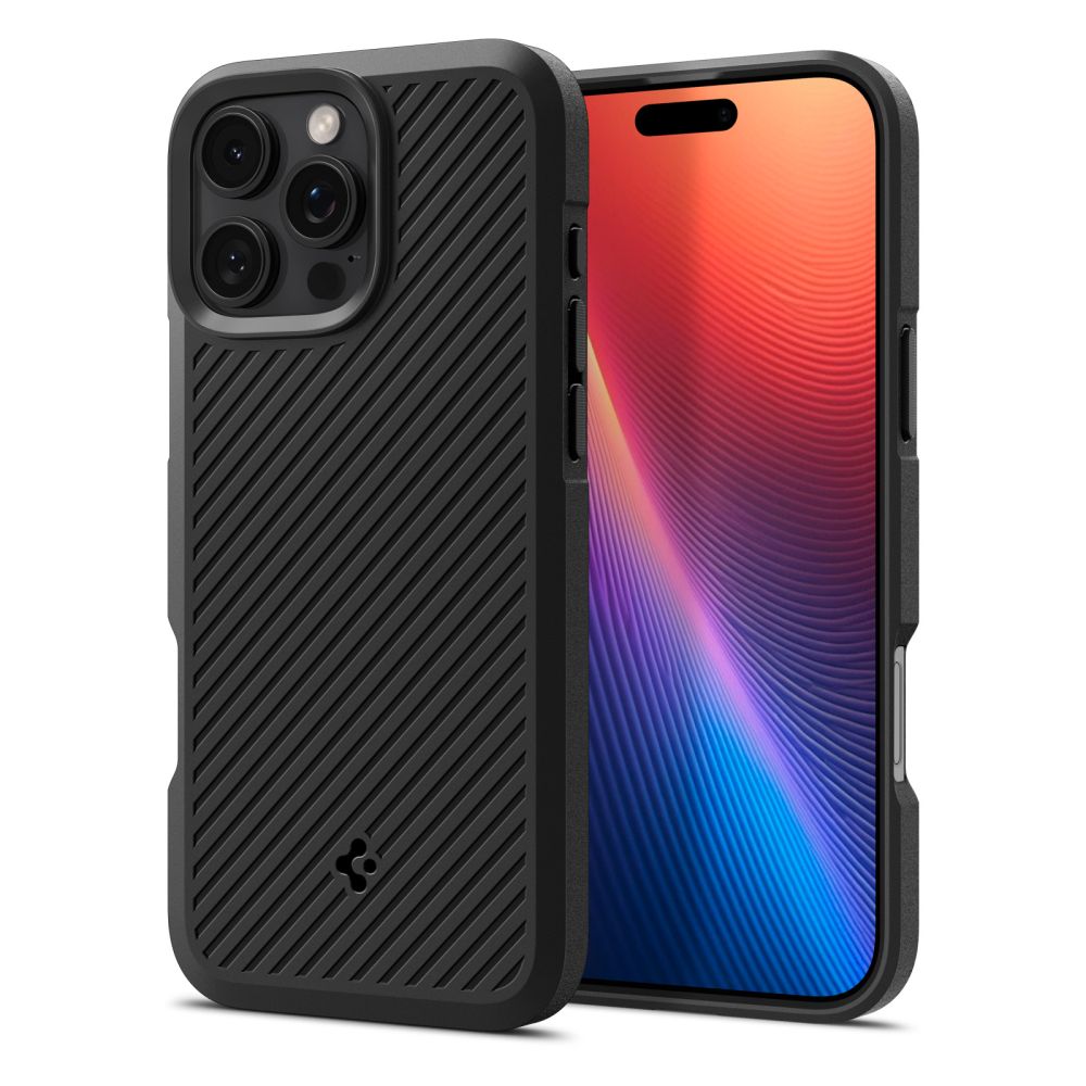 Husa de protectie Spigen Core Armor (ACS08023) compatibil cu iPhone 16 Pro Max, Negru Mat