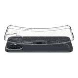 Husa de protectie Spigen Liquid Crystal Glitter (ACS08192) compatibil cu iPhone 16, Crystal Quartz