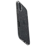 Husa de protectie Spigen Liquid Crystal Glitter (ACS08192) compatibil cu iPhone 16, Crystal Quartz