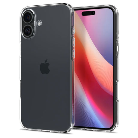 Husa pentru iPhone 16 - Spigen Liquid Crystal (ACS08190) - Clear