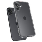 Husa de protectie Spigen Ultra Hybrid (ACS08069) compatibil cu iPhone 16 Plus, Crystal Clear