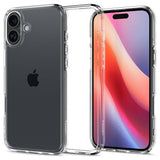 Husa de protectie Spigen Ultra Hybrid (ACS08069) compatibil cu iPhone 16 Plus, Crystal Clear