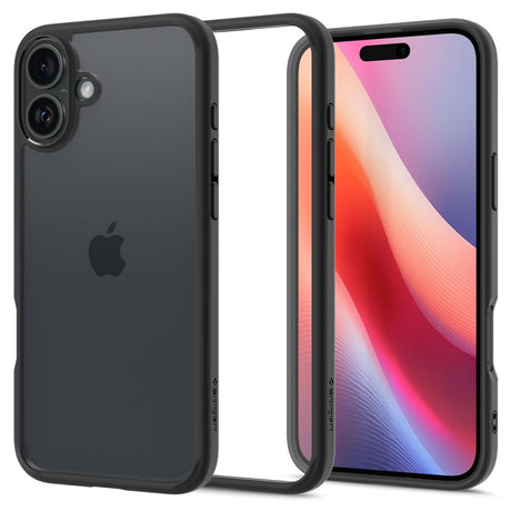Husa de protectie Spigen Ultra Hybrid (ACS08072) compatibil cu iPhone 16 Plus, Negru Mat