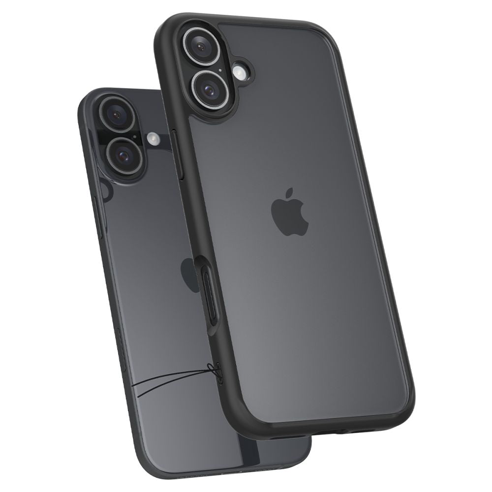 Husa de protectie Spigen Ultra Hybrid (ACS08072) compatibil cu iPhone 16 Plus, Negru Mat