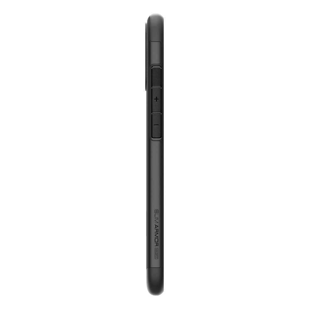 Husa de protectie Spigen Slim Armor MagSafe (ACS08227) compatibil cu iPhone 16, Negru