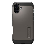 Husa de protectie Spigen Tough Armor MagSafe (ACS08215) compatibil cu iPhone 16, Gunmetal