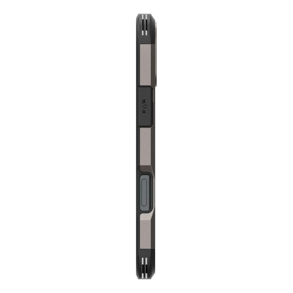 Husa de protectie Spigen Tough Armor MagSafe (ACS08215) compatibil cu iPhone 16, Gunmetal