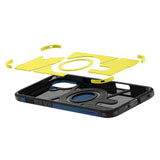 Husa de protectie Spigen Tough Armor MagSafe (ACS08217) compatibil cu iPhone 16, Bleumarin