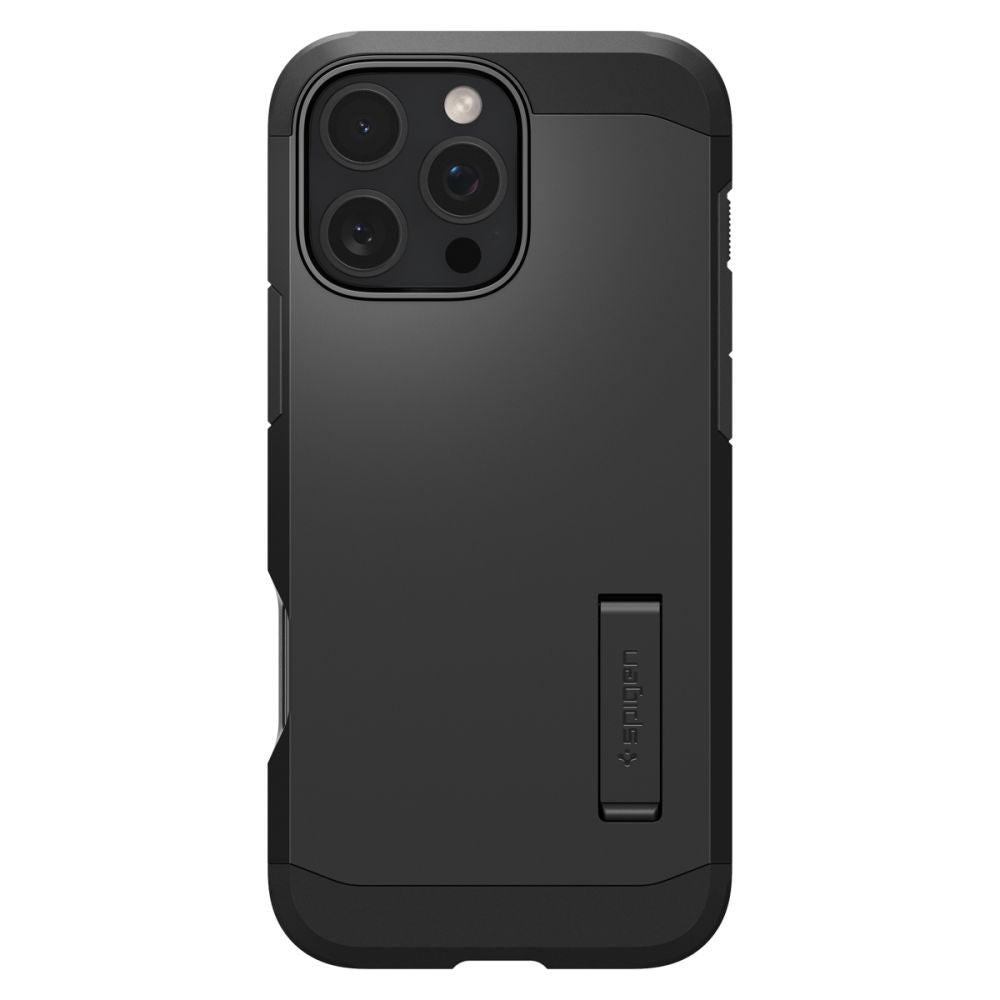 Husa de protectie Spigen Tough Armor MagSafe (ACS08146) compatibil cu iPhone 16 Pro, Negru