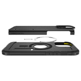 Husa de protectie Spigen Tough Armor MagSafe (ACS08146) compatibil cu iPhone 16 Pro, Negru