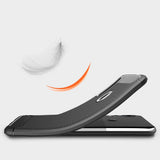 Husa de protectie Techsuit Carbon Silicone compatibil cu Huawei P Smart Z, Negru
