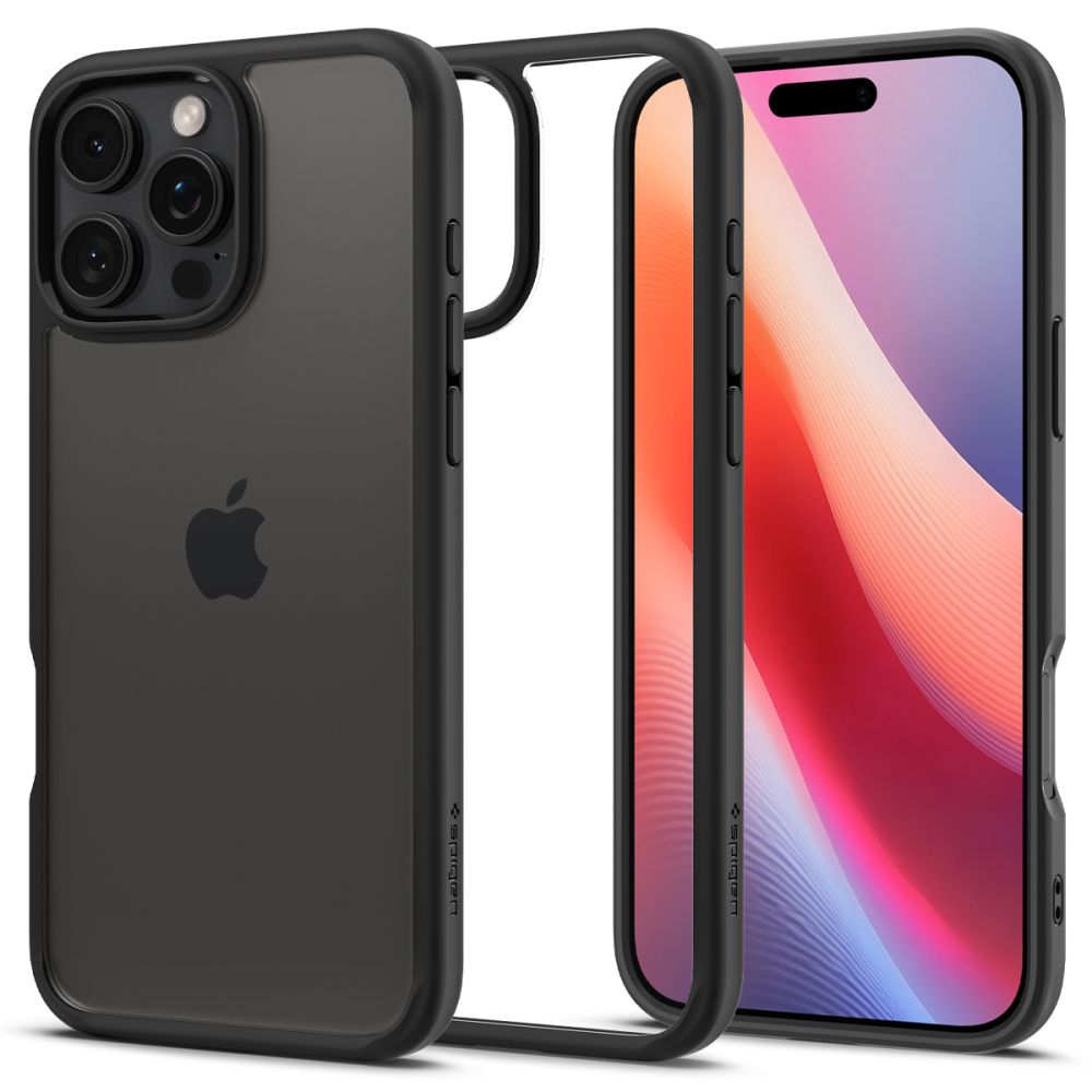 Husa de protectie Spigen Ultra Hybrid (ACS07996) compatibil cu iPhone 16 Pro Max, Negru Mat
