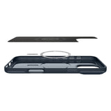 Husa de protectie Spigen Thin Fit MagSafe (ACS07980) compatibil cu iPhone 16 Pro Max, Metal Slate