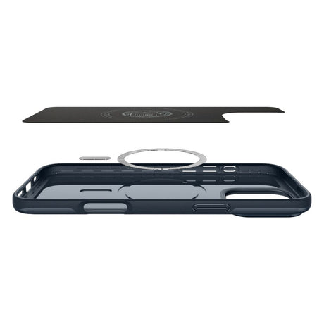 Husa de protectie Spigen Thin Fit MagSafe (ACS07980) compatibil cu iPhone 16 Pro Max, Metal Slate